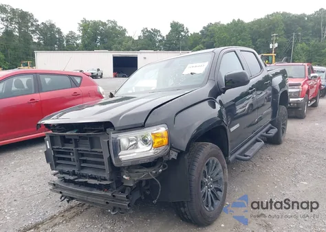 2022 GMC Canyon 4Wd Short Box Elevation from USA, damaged, VIN 1GTG6CEN6N1333999